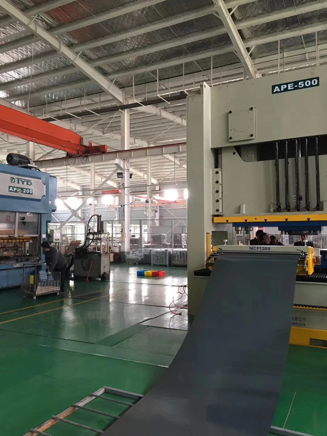 Dubbel vevaxel Precision Steel Frame Press